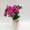 Fornecimento de fábrica pequena Azaleia flor pequena planta de simulação decoração de engenharia doméstica flor flor de seda flor artificial atacado