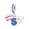 Estilo Panjia Marcador Deportivo Americano Pulsera de Fútbol Accesorios Cuentas DIY Colgante Nuevo Venta Caliente Transfronteriza Directo del Fabricante