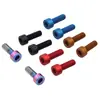 Tornillos Portabotellas de Bicicleta Transfronterizos Bicicleta de Montaña Portabotellas Tornillos de Aleación de Aluminio M5*15Mm Bicicleta de Carretera Exterior