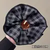 Goma para el pelo floral extragrande para mujer, de alta gama y elegante, específicamente para peinados de moño, accesorio para el cabello estilo coreano