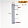 Conector Recto Multifuncional Plegable Fijo de Lámina de Hierro Galvanizado Hoja Recta Muebles Viene con Tornillos