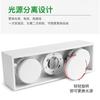 Foco Empotrado LED para Sala de Estar Sin Luz Principal, Foco de Techo de Cuatro Cabezales, Luz Cuadrada para Dormitorio, Luz de Rejilla, Foco, Minimalista