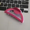 Clip de Color Crema Ins, Clip para Cabello Dulce y Versátil, Clip Grande de Tiburón, Clip para la Parte Posterior de la Cabeza, Accesorios para el Cabello, Estilo Ins