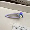 Presilha de Cabelo Acetato Coração Strass Bico de Pato para Meninas, Presilha Lateral, Presilha de Franja, Acessório de Cabelo, Atacado para Mulheres