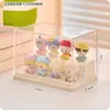Caja de Almacenamiento de Figuras Lindas por Niveles, Soporte de Exhibición para Cajas Sorpresa, Organizador de Escritorio Apilable para Niñas
