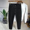 Z613 Pantalones vaqueros para hombre talla grande negro Leggings Harlan holgados para chico gordo talla extra grande pantalones vaqueros