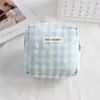 Bolsa Quadrada Pequena Acolchoada Simples Coreana, Bolsa Organizadora Doce e Fofa, Porta-Moedas Macio de Mão, Bolsa Organizadora para Miudezas para Mulheres
