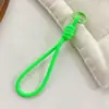 Cordão Colorido Novo para Celular Transfronteiriço, Corda Trançada Feita à Mão, Chaveiro para Capa de Celular DIY, Alça Destacável Anti-Perda para Garrafa de Água