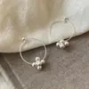 Aretes Redondos Geométricos Nuevos Estilo Coreano Puños de Oreja Versátiles Minimalistas Estilo Coreano Personalidad de Nicho Sensación de Alta Gama Accesorios para Pendientes