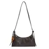 Bolso de Mano de Bollo de Moda Súper Popular de Este Año para Mujer, Nuevo Estilo Otoño 2025, Bolso Cruzado de Hombro Retro Maillard de Lujo Ligero