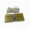 Venta directa del fabricante: cilindro de doble seguro Y-70MM de cobre macizo para computadora con pasador anti-taladro. Venta al por mayor de accesorios para cerraduras de puertas interiores de madera