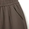 Pantalones rectos de estilo mom de alta gama para otoño, nuevo estilo para mujeres de 50 a 60 años, pantalones para mujeres de mediana edad y mayores, pantalones de pierna ancha de color liso para primavera y otoño para mujeres