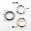 Bolsa de herrajes de anillo de resorte bolsa de accesorios diy anillo de hebilla redonda hebilla de herrajes de anillo de resorte anillo de apertura por resorte