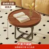 Mesa Auxiliar para Sofá con un Toque de Lujo Ligero y Acabado de Alta Gama, Mesa de Café Móvil para Sala de Estar, Carrito Pequeño, Estante de Almacenamiento de Mesita de Noche, Gabinete Lateral, Nuevo Modelo 2026