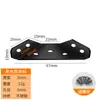 En Stock Mayorista Estabilizador de Marco de Cama Anti-Sacudida Anti-Óxido Marco de Soporte Triangular Acero Inoxidable Espesor Ángulo de Soporte Estabilizador