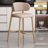 Banqueta de Bar Retrô Moderno Luxo Leve Nórdico Com Encosto Designer Alta Para Casa Simples Celebridade da Internet