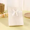 Nueva Caja de Empaque con Decoración de Moño Caja de Exhibición para Pendientes, Collares, Joyería Caja de Regalo Universal para Joyería Tapa Cielo y Tierra