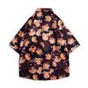 Camisa de manga corta con estampado retro de dibujos animados de estilo japonés 2024 para hombres y mujeres, camisa elegante y divertida de verano estilo Hong Kong para amantes de la diversión.