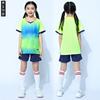 Ropa de Entrenamiento de Bádminton para Niños, Ropa de Tenis para Niñas, Ropa Deportiva de Verano para Tenis de Mesa, Conjunto de Ropa de Manga Corta para Saltar la Cuerda, Invierno