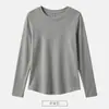 Top versátil de todas las estaciones, cálido, corte ajustado, color liso, manga larga adelgazante, camiseta básica cálida de terciopelo nube para mujer, otoño e invierno 2026