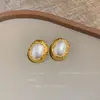 Colección Popular de Pendientes de Perla, Pendientes de Lujo Ligero y de Gama Alta con Diseño Único Que Hacen Que el Rostro Parezca Más Pequeño, Adecuados para Ir al Trabajo, Accesorios de Moda y Versátiles