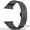 Adequado para Apple ultra 38/49mm pulseira de aço metal pulseira integrada pulseira de fivela borboleta de uma peça titânio pronta