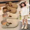 Zapatos Birkenstock para niños, nueva colección primavera/otoño 2026, zapatos de piel para niñas, zapatos sencillos para niños, zapatos para bebés, zapatos Birkenstock antideslizantes de suela blanda