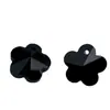 Pendente de Flor de Ameixa de Cristal de Furo Único 14mm para Colar DIY Contas de Vidro Contas Soltas Joias Acessórios para Artesanato em Roupas
