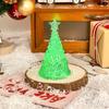 Luz Noturna de Árvore de Natal Luz de Estrela de Cristal de Natal Luz Atmosférica Decorativa Presente Pesado de Natal Pequenos Enfeites de Mesa