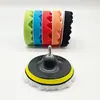 Juego de Almohadillas para Encerado y Pulido de Coches Shengao Base de Esponja Rueda de Pulido de Terciopelo 3-7 pulgadas Venta al por mayor Transfronteriza Alta Densidad