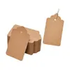 Etiqueta de Papel Kraft Personalizada Etiqueta de Roupa Cartão de Papel Etiqueta Pendurada Personalizada para Joias Design de Etiqueta de Preço para Joias