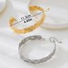 Anillo de Cuello Punk con Forma de Onda de Agua de Moda con Cadena de Cola Ajustable Collar para Uso Diario, Fiesta, Festival para Mujeres
