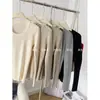 Busto grande cintura fina base justa malha suéter outono e inverno novo estilo gola redonda manga longa camiseta justa modeladora preto tamanho único cinza