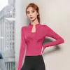 Chamarra de Fitness Estilo Otoño con Cremallera Celebridad de Internet para Mujer, Cremallera, Adelgazante, Secado Rápido, Manga Larga, Ajustada, Ropa Deportiva de Yoga, Top