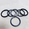 Anillo de Llave Plano Negro al por Mayor Cadena de Llaves Cadena de Llaves Completamente Negra Cadena de Llaves Negra por Electroforesis