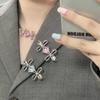 Accesorios para el cabello de piedra lunar para mujer, diseño de nicho de verano de alta gama, clip lateral, clip para flequillo, tarjetas para cabello suelto, celebrante de internet, clip para el cabello, tocado