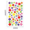 En stock linda forma múltiple recompensa de jardín de infantes amor estrella de cinco puntas pegatina cuenta manual DIY pegatina redonda de color