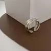 Anel de Estrela do Mar Estilo Resort Costeiro em Prata Esterlina S925 para Mulheres Nicho Acessível Luxo Versátil Dedo Indicador de Alta Qualidade Produto Novo Atacado