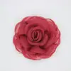 Grampo de Cabelo Flor de Camélia Tridimensional Flor Queimada Coreana Flor de Seda Organza Peônia Rosa de Tecido DIY Acessórios de Cabelo 6cm