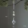 Decoración de Árbol de Navidad de Producto Nuevo Transfronterizo Colgante de Copo de Nieve Gota de Agua Copo de Nieve Acrílico Transparente Colgante de Joyería