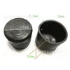 Cubierta de tubo de acero redondo de 38 mm, venta al por mayor de fábrica, cubierta de plástico PVC para cabeza de mesa y silla