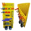 Painel de Pegboard de Plástico ABS Triangular e Quadrado Suporte de Exibição de Ferramentas Armazenamento Suspenso Gaiola de Animal de Estimação Cesto de Roupas Caixa de Armazenamento