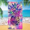 Toalla de Playa de Microfibra Doble Cara de Terciopelo Transfronteriza con Impresión Digital de Logo Personalizado, Toalla de Baño Rectangular Grande, Gruesa y Suave