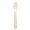 Cuchara Desechable de Abedul Pintada Cuchara de Madera Biodegradable Cuchara para Postre Helado Cuchara de Madera de Grado Alimenticio Admite LOGOTIPO