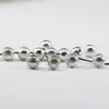 Prata Tibetana Vintage 8mm Caractere "Feliz" Contas da Longevidade com Furo Central DIY Artesanal Prata Tailandesa Vintage Contas Budistas Nuvem Auspiciosa Contas Redondas Contas Soltas Acessórios