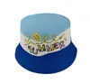 Sombrero de Pescador para Niños Verano Nuevo Sombrero de Sol Estampado de Dibujos Animados Sombrero de Excavador Sombrero de Sol para Bebé Venta al por Mayor T494