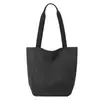 Bolsa de Lona Feminina 2024 Primavera Nova Bolsa Casual Moda Transfronteiriça Bolsa de Ombro de Mão Resistente ao Desgaste Grande Capacidade Bolsa Feminina