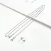 Joyería transfronteriza europea y americana perla hecha a mano cadena de cuentas redondas cadena para gafas temperamento de moda para damas accesorios de máscara