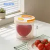 Frasco de almacenamiento de frutas BNBSFood de PP, transparente y visible, frasco de almacenamiento sellado para conservas de frutas