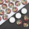 13*18mm denier redondo pintado plano diamante joyería pendientes accesorios colgante de diamante de cristal huevo de paloma diamante liso